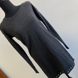 Zadig & Voltaire Zooma Mini in Wool/Cashmere Grommet detail EUC